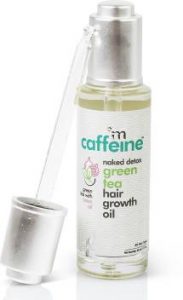 mCaffeine Naked Detox Green Tea Hair Oil | Best Hair Oil for Men in India