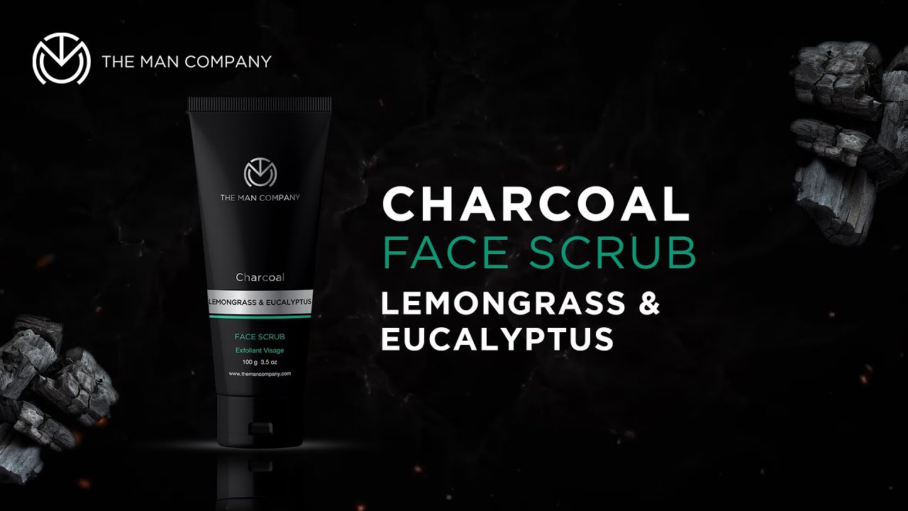 The Man Company Charcoal Face Scrub | Best Face Scrub for Men