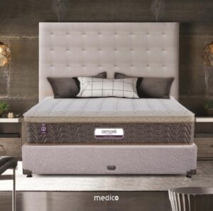 AMORE Medico 6 Inch Eurotop Bonnell Spring & HR Foam King Size Mattress | Best Spring Mattress in India