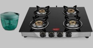 Pigeon by Stovekraft Large Handy | Best 4 Burner Gas Stove in India