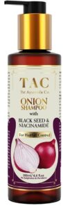 TAC - The Ayurveda Co. Onion Hair Shampoo | Best Organic Shampoo in India