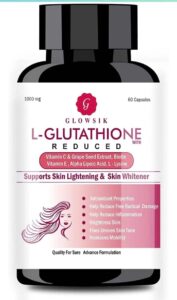 GLOWSIK L-Glutathion for skin with Grape Seed | Best Glutathione Tablets in India