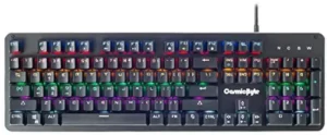 Cosmic Byte CB-GK-13 Neon Rainbow Backlit Mechanical Keyboard | Best Gaming Keyboard under 2000