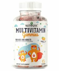 Nutrazee Complete Multivitamin Vegetarian Gummies | Best Multivitamin Syrup for Child in India