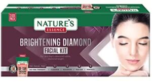 Nature's Essence Brightening Diamond Facial Kit | Best Facial Kit for Dry Skin