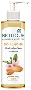Biotique Almond Oil Ultra Rich Body Wash | Best Body Wash for Skin Whitening